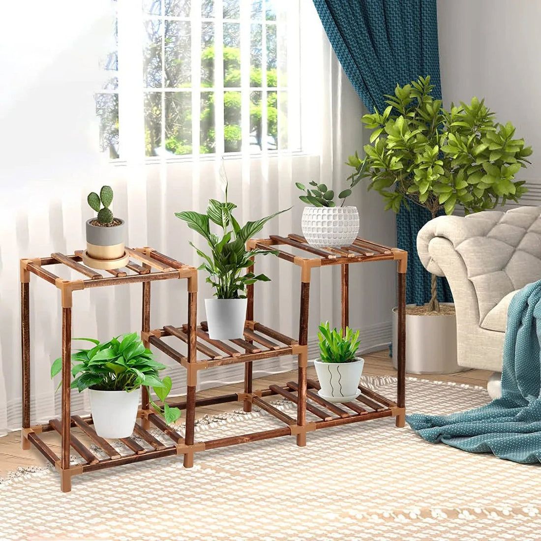 Étagère plante d'extérieurs en bois - vente privée 14:3508505 Shelve;200007763:201336100