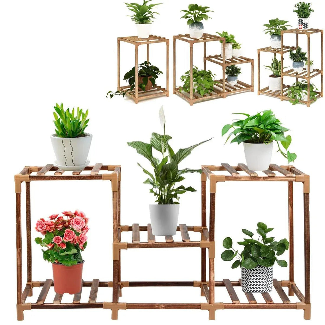 Étagère plante d'extérieurs en bois - vente privée 14:3508505 Shelve;200007763:201336100