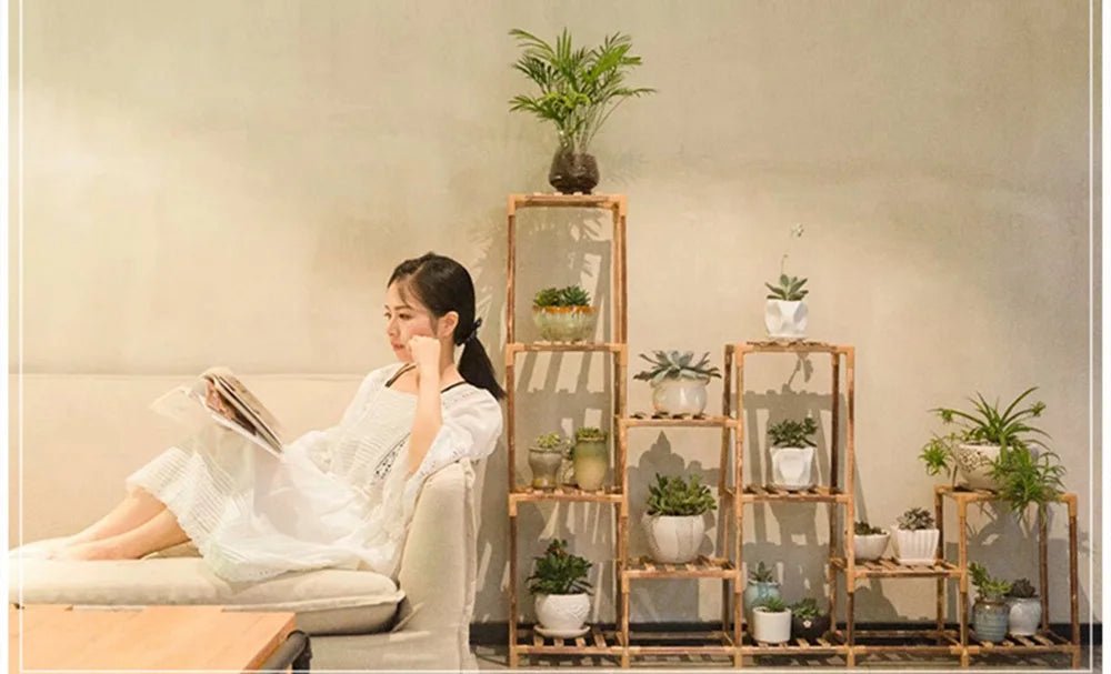 Étagère plante d'extérieurs en bois - vente privée 14:3508505 Shelve;200007763:201336100