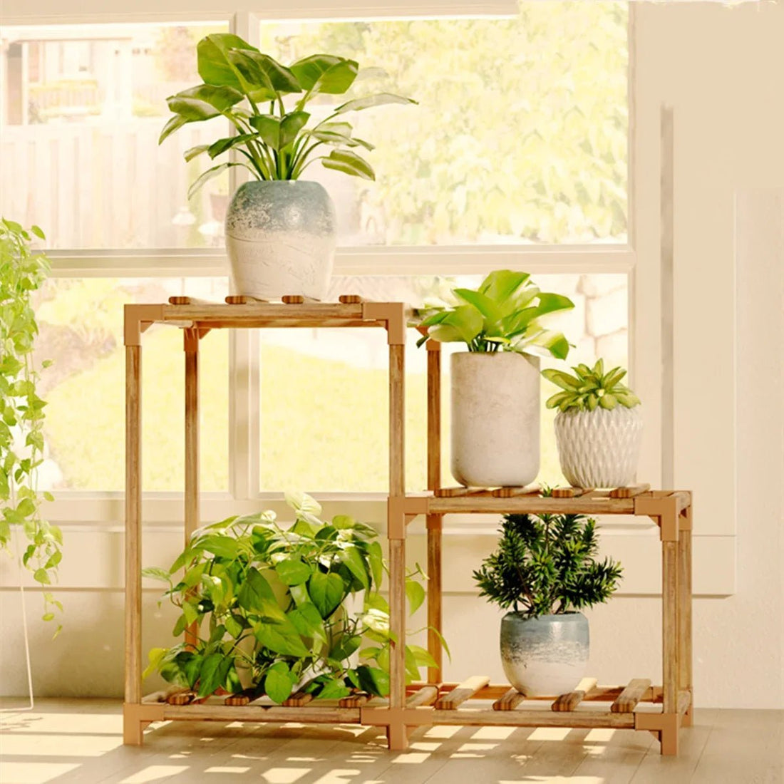 Étagère plante d'extérieurs en bois - vente privée 14:3508505 Shelve;200007763:201336100