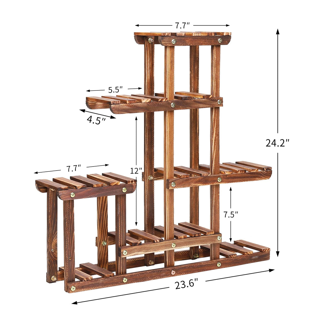Étagère plante d'intérieur à plusieurs niveaux - vente privée 14:365458Brown;200007763:201336101