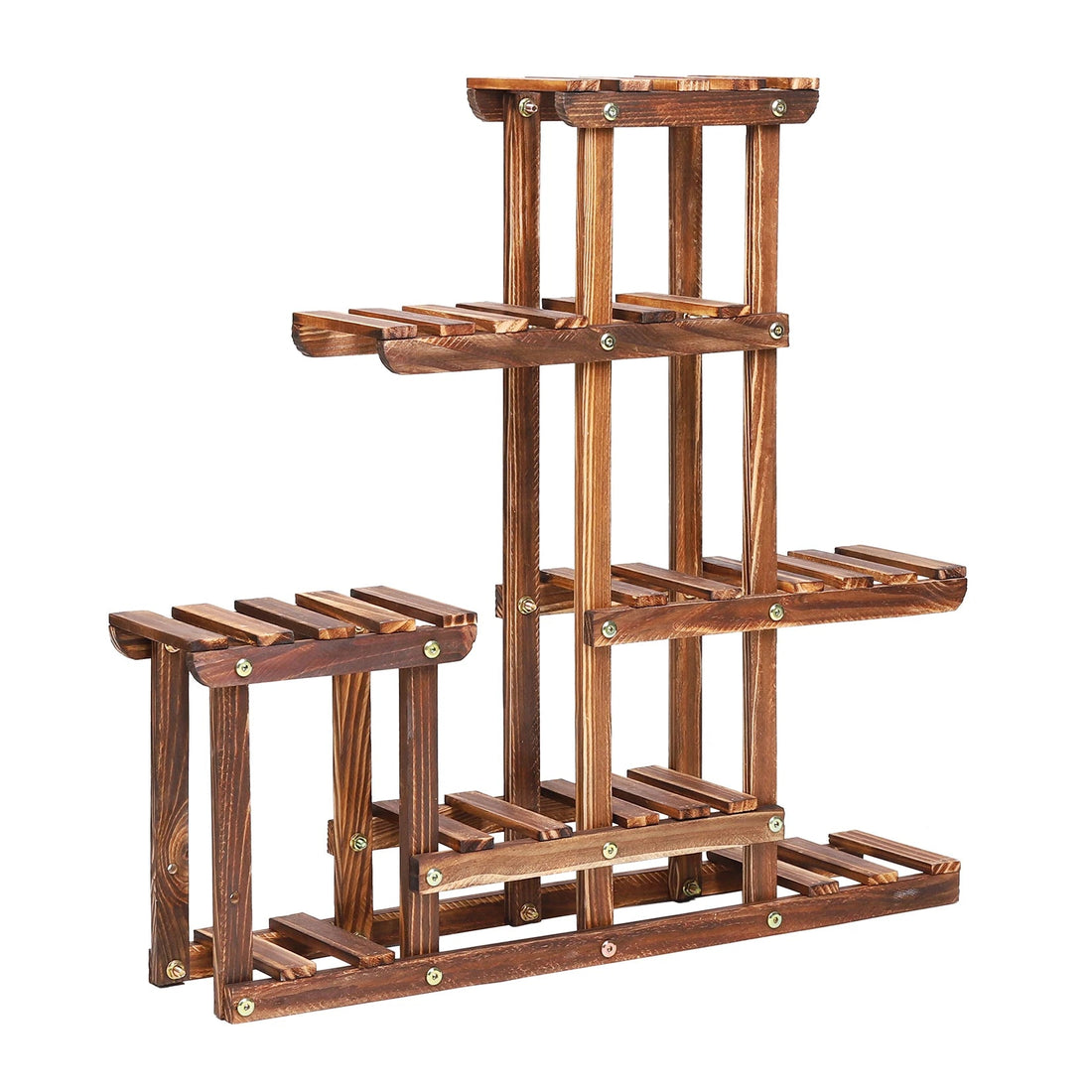 Étagère plante d'intérieur à plusieurs niveaux - vente privée 14:365458Brown;200007763:201336101