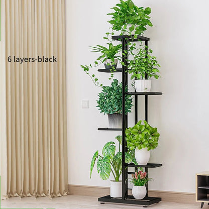 Étagère plante en fer brillant - vente privée 14:3654586layers-dark grey