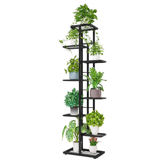 Étagère plante en fer brillant - vente privée 14:6188layers-dark grey