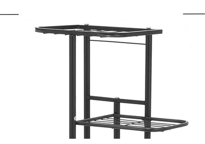 Étagère plante en fer brillant - vente privée 14:6188layers-dark grey