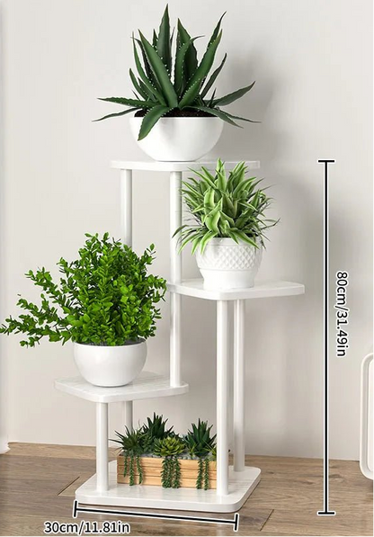 Étagère plante haute multi étages - vente privée 14:350850B-4layers white
