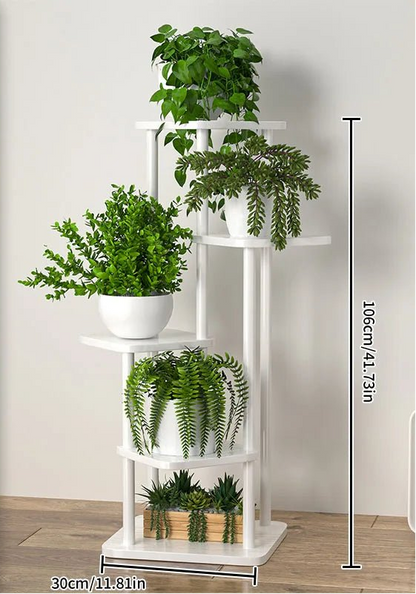 Étagère plante haute multi étages - vente privée 14:350853B-5layers white