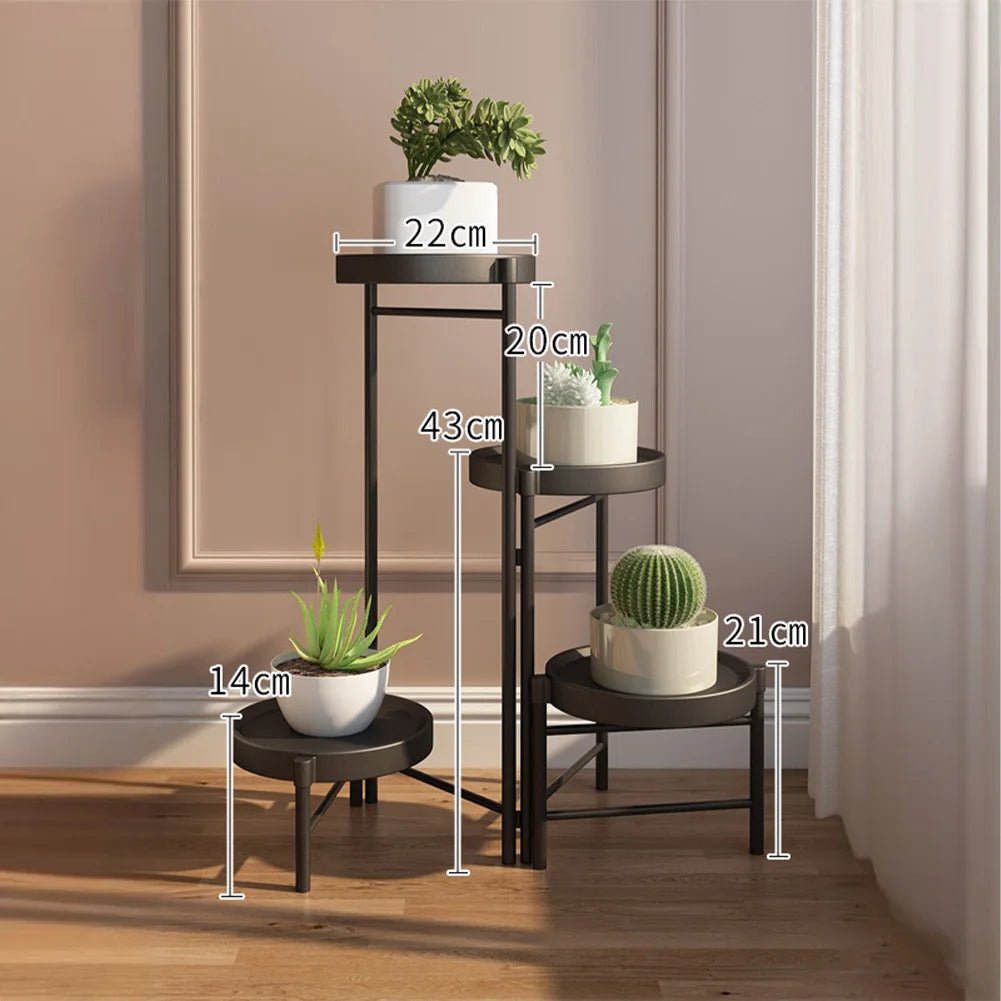 Étagère plante pour terrasse et balcon - vente privée 14:29B-white-3 Tier;200007763:203372089