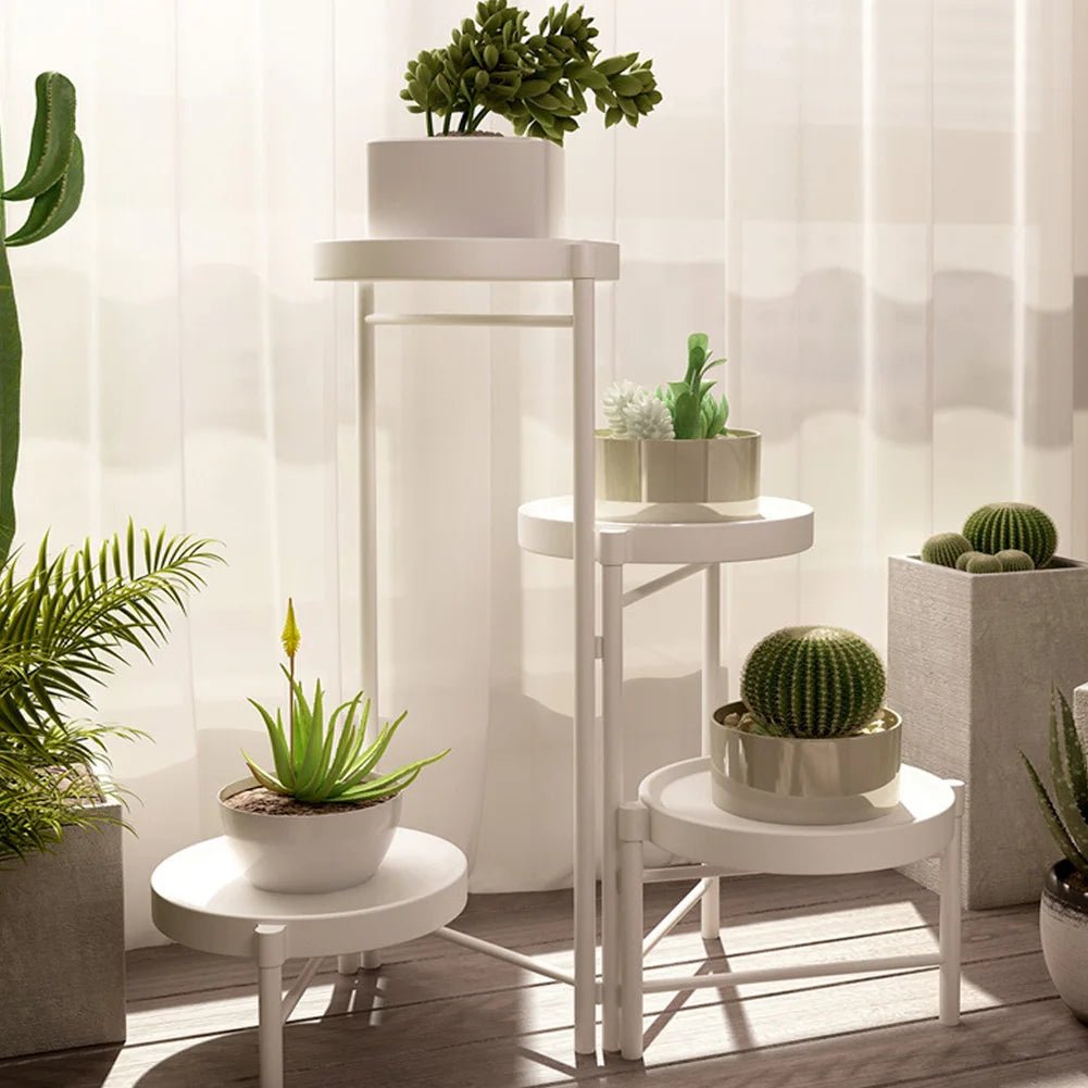 Étagère plante pour terrasse et balcon - vente privée 14:29B-white-3 Tier;200007763:203372089