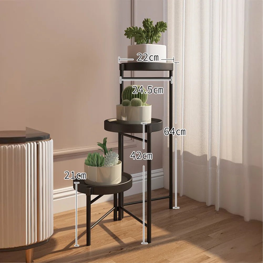 Étagère plante pour terrasse et balcon - vente privée 14:29B-white-3 Tier;200007763:203372089
