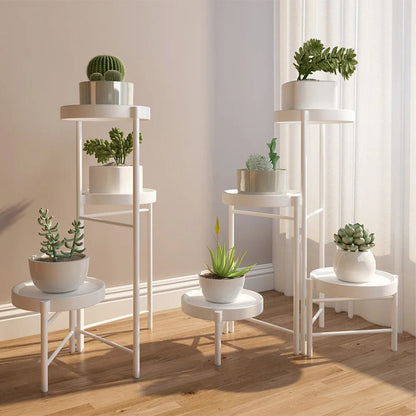 Étagère plante pour terrasse et balcon - vente privée 14:29B-white-3 Tier;200007763:203372089