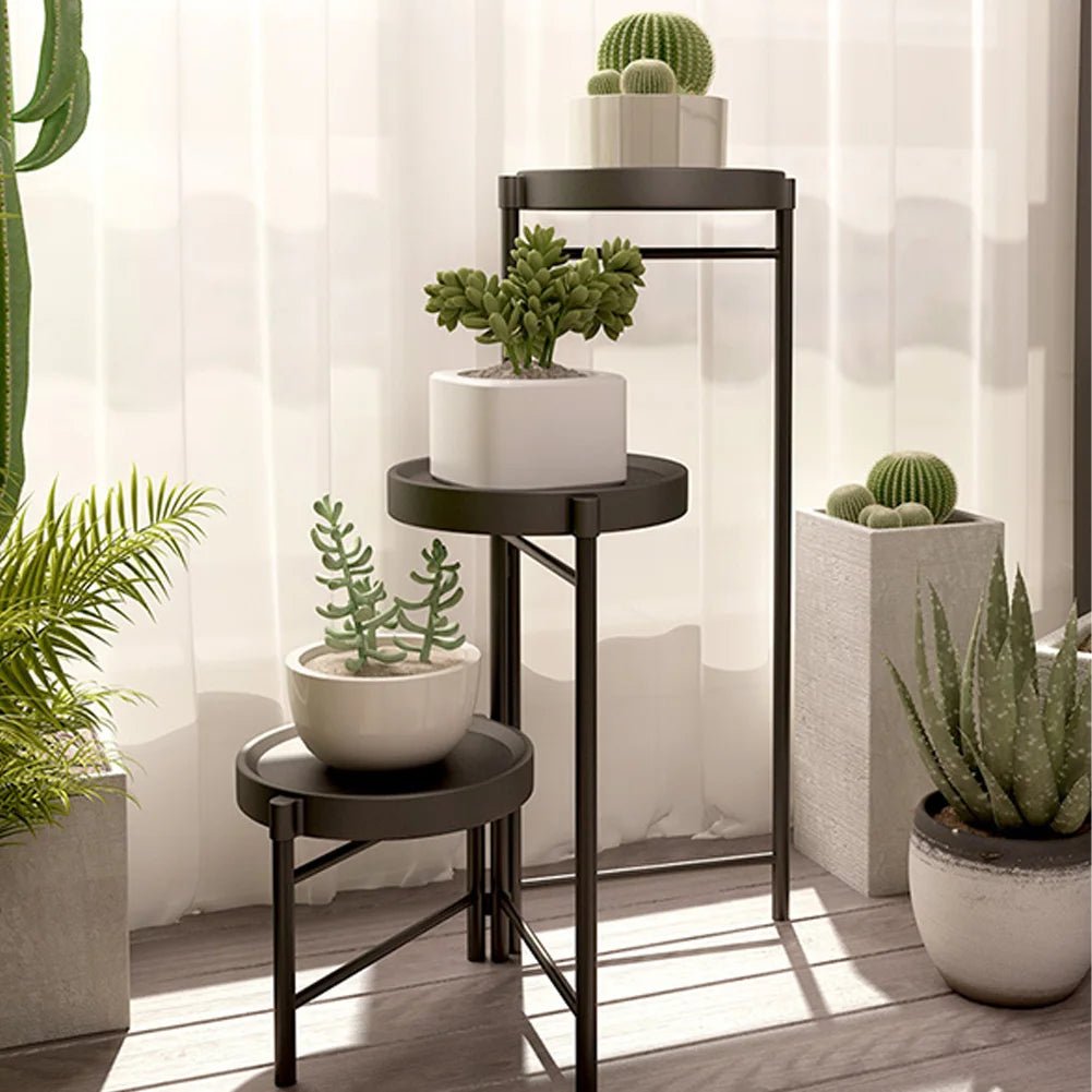 Étagère plante pour terrasse et balcon - vente privée 14:29B-white-3 Tier;200007763:203372089
