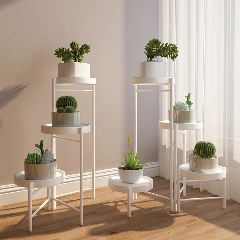 Étagère plante pour terrasse et balcon - vente privée 14:29B-white-3 Tier;200007763:203372089