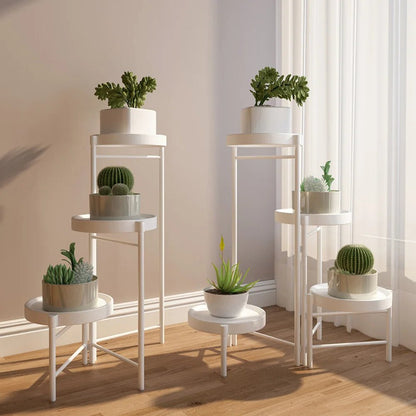 Étagère plante pour terrasse et balcon - vente privée 14:29B-white-3 Tier;200007763:203372089