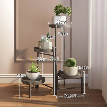 Étagère plante pour terrasse et balcon - vente privée 14:29B-white-3 Tier;200007763:203372089