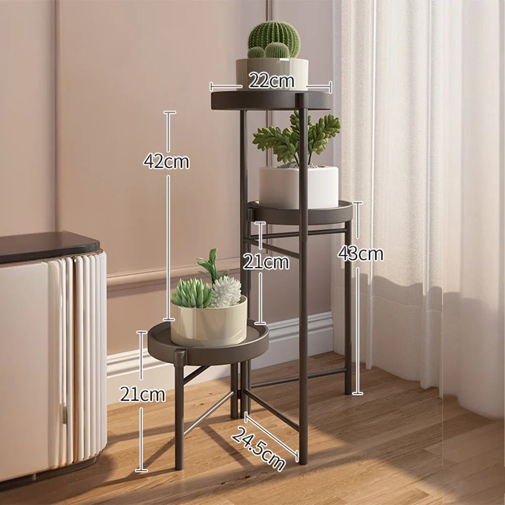 Étagère plante pour terrasse et balcon - vente privée 14:29B-white-3 Tier;200007763:203372089