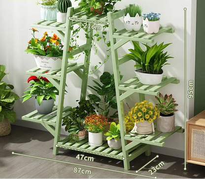 Étagère plante tombante - vente privée 14:100015911Bean green 8 layers