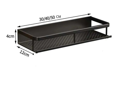Étagère salle de bain à suspendre - vente privée 14:10Black 50CM
