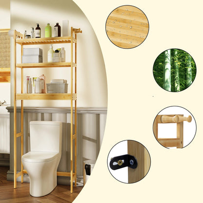 Étagère salle de bain bambou simple - vente privée 14:200006154Deep Khaki;200007763:201336101;5:200004166