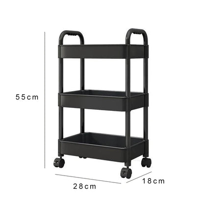 Étagère salle de bain blanche simple - vente privée 14:103-layer black