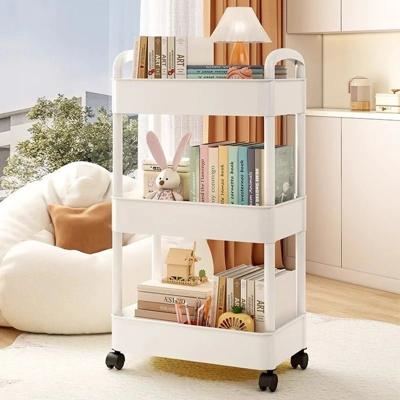 Étagère salle de bain blanche simple - vente privée 14:3664-layer storage rack