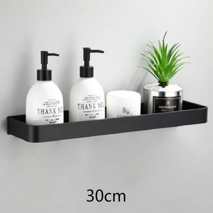 Étagère salle de bain d'angle murale pour douche - vente privée 14:1030cm Black;200007763:201336100