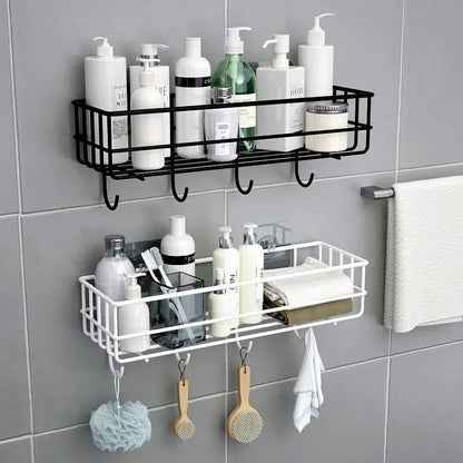 Étagère salle de bain douche pratique - vente privée 14:202135821C WHITE 2pcs