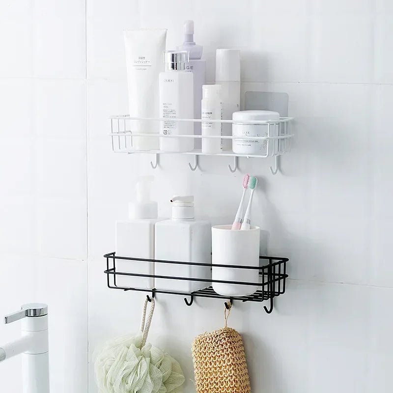Étagère salle de bain douche pratique - vente privée 14:202135821C WHITE 2pcs