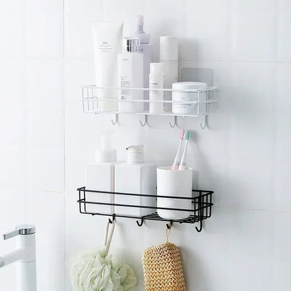 Étagère salle de bain douche pratique - vente privée 14:202135821C WHITE 2pcs