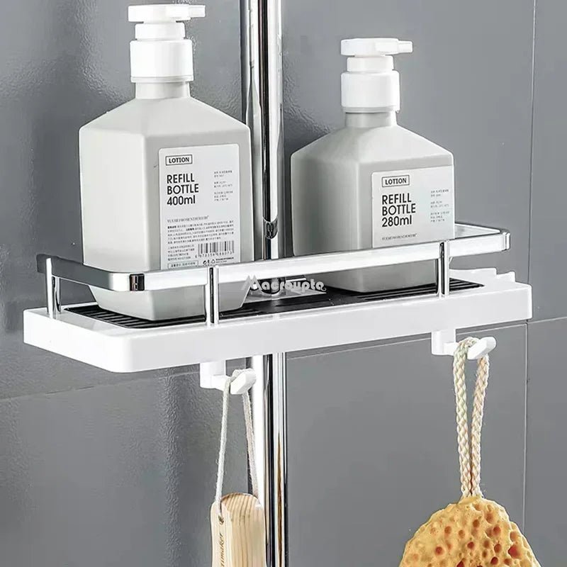 Étagère salle de bain douche sur poteaux - vente privée 14:350852Black A