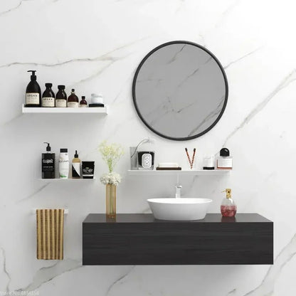 Étagère salle de bain flottante murale - vente privée 14:173Black-40CM