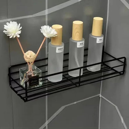 Étagère salle de bain inox d'angle pour douche - vente privée 14:2000061521pc Rectangle Black
