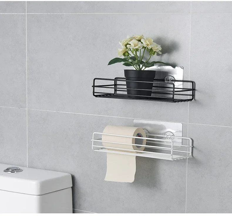 Étagère salle de bain inox d'angle pour douche - vente privée 14:2020108061pc Triangle Black