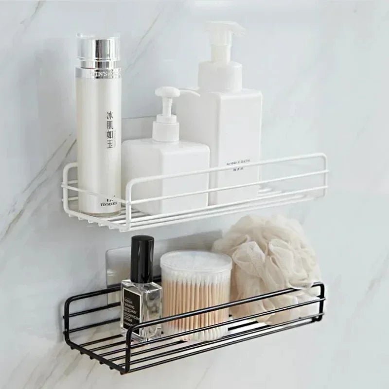 Étagère salle de bain inox d'angle pour douche - vente privée 14:2020108061pc Triangle Black