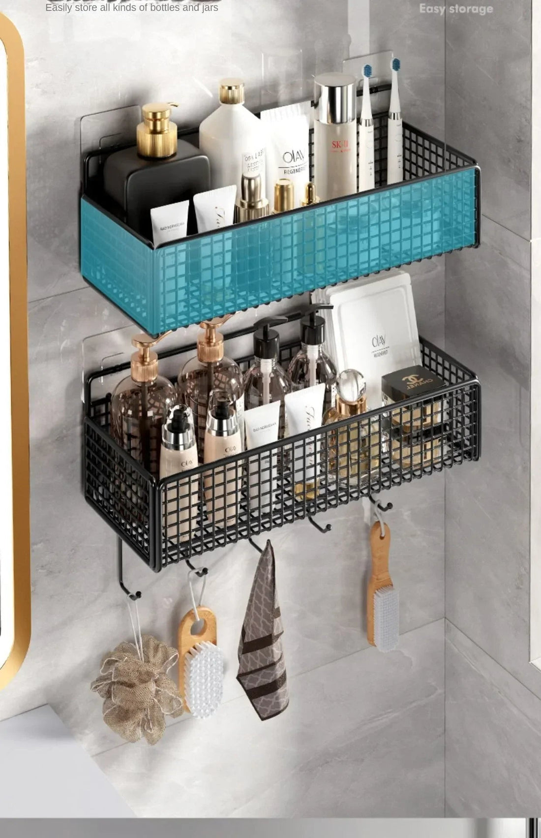 Étagère salle de bain murale tendance - vente privée 14:193