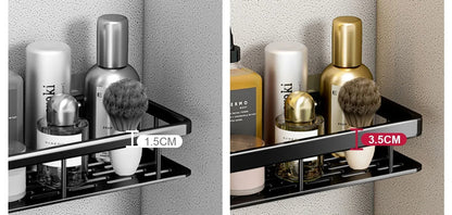 Étagère salle de bain noir à suspendre - vente privée 14:29white 1pc