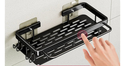 Étagère salle de bain noir à suspendre - vente privée 14:29white 1pc