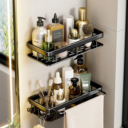 Étagère salle de bain noir à suspendre - vente privée 14:29white 1pc
