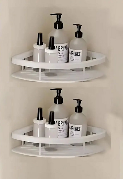 Étagère salle de bain noir à suspendre - vente privée 14:350853white Triangle 2pcs