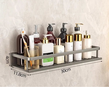 Étagère salle de bain noir moderne - vente privée 14:29Gray-30CM