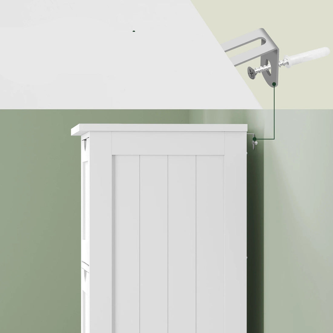 Étagère salle de bain ou salon moderne 32x81x30cm - vente privée 14:2932x30x81cm;200007763:201336101