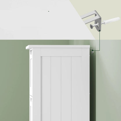 Étagère salle de bain ou salon moderne 32x81x30cm - vente privée 14:2932x30x81cm;200007763:201336101