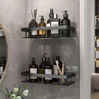 Étagère salle de bain pas cher pour shampoing - vente privée 14:10black-3pcs