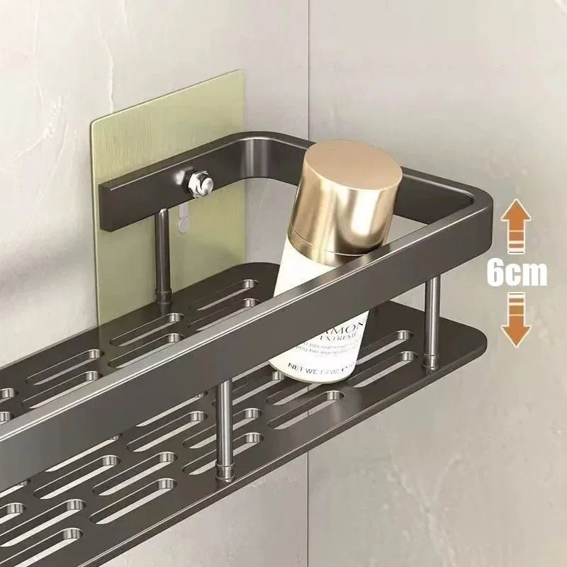 Étagère salle de bain pas cher pour shampoing - vente privée 14:10black-3pcs