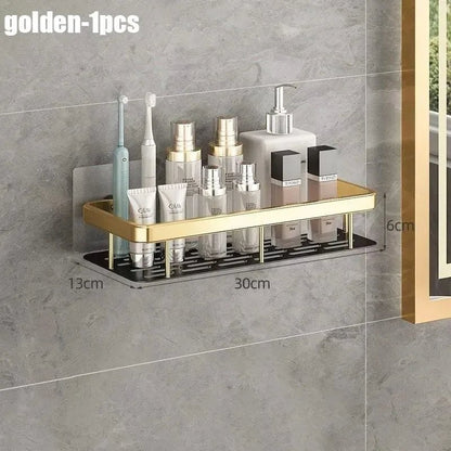 Étagère salle de bain pas cher pour shampoing - vente privée 14:193golden-1pcs