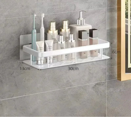 Étagère salle de bain pas cher pour shampoing - vente privée 14:200002984white-1pcs