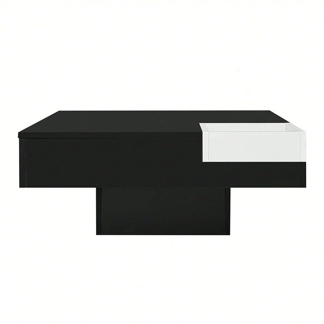 Grande table basse carrée noir - vente privée 14:193Black and White;200007763:201336101