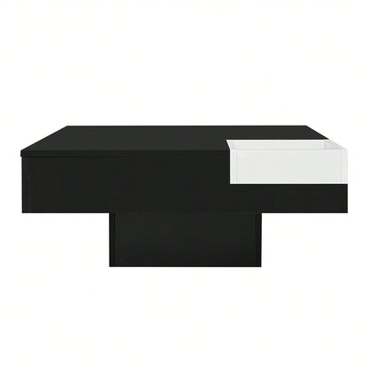 Grande table basse carrée noir - vente privée 14:193Black and White;200007763:201336101