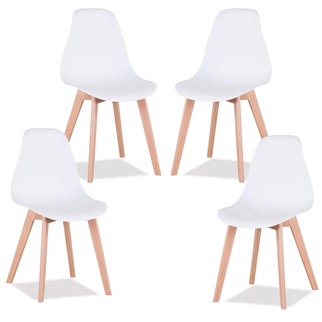 Lot chaise salle à manger 4 pièces ensembles - vente privée 14:193Black;200007763:201336101