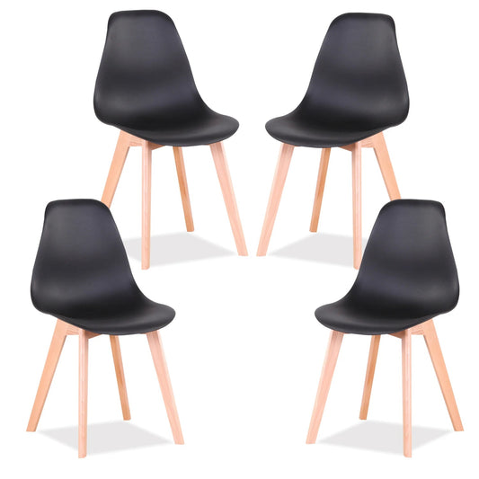 Lot chaise salle à manger 4 pièces ensembles - vente privée 14:193Black;200007763:201336101